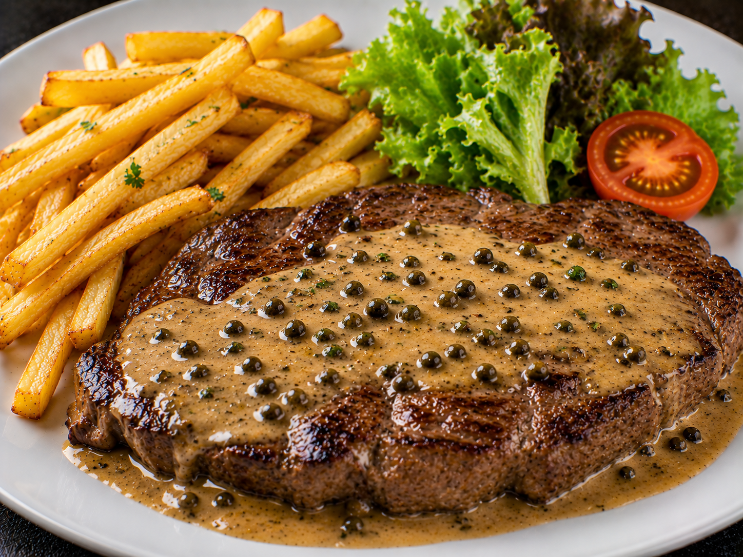 Sauce au poivre vert