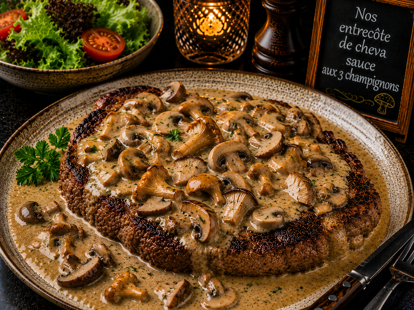 Sauce aux 3 champignons