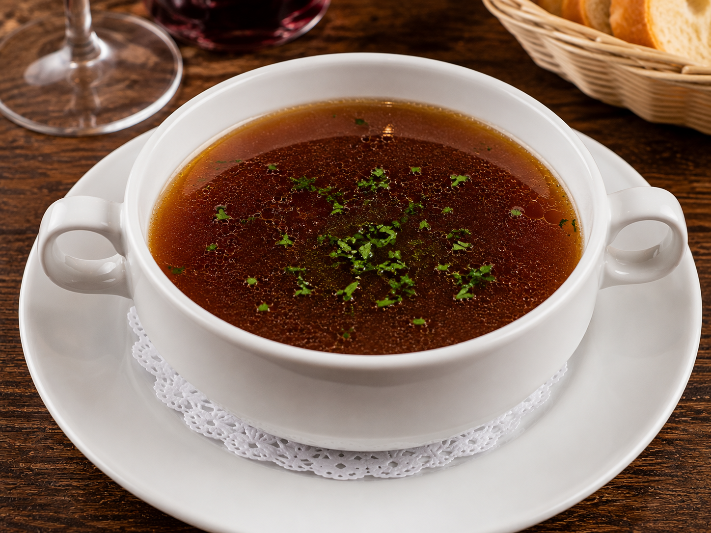 Consommé au Porto