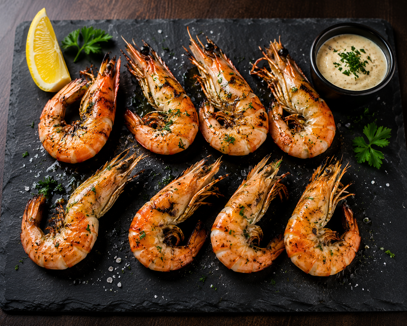 Ardoise de crevettes