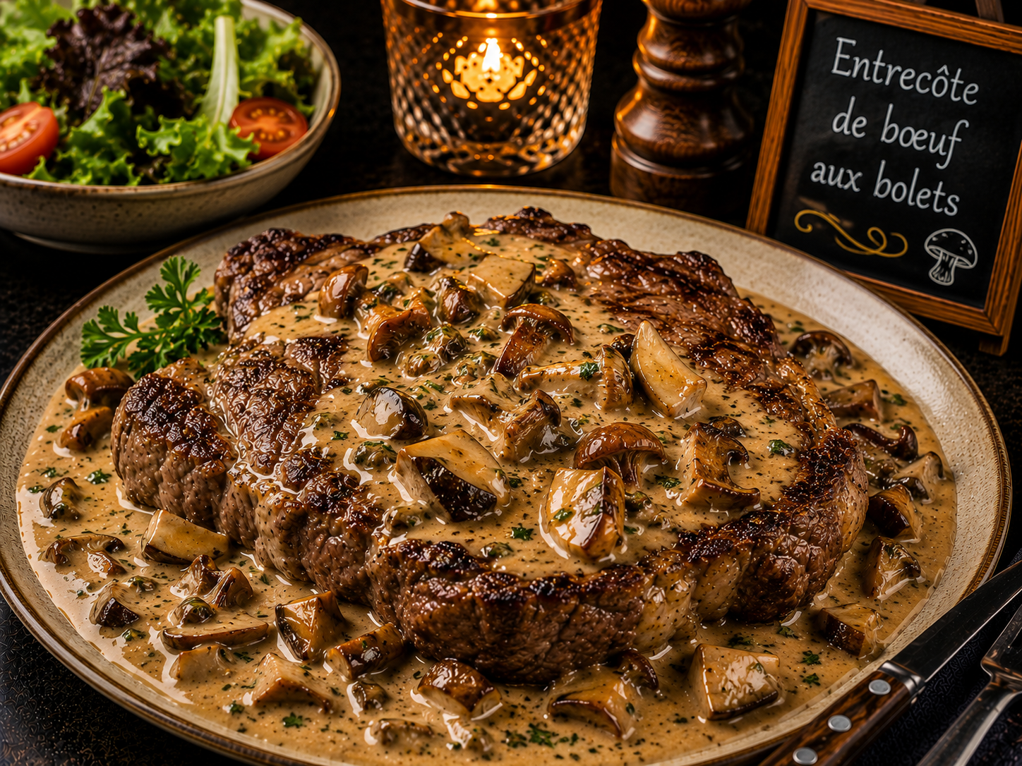 Sauce aux bolet