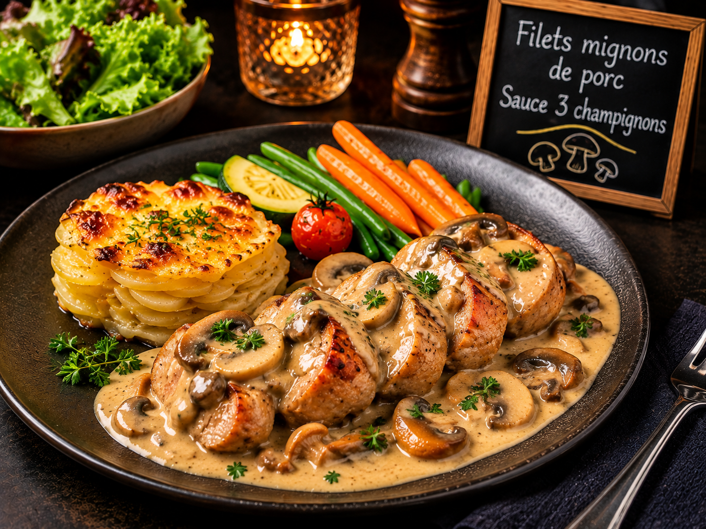 Sauce aux 3 champignons